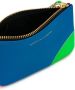 Comme Des Garçons Wallet Portemonnee met colourblocking Blauw - Thumbnail 3