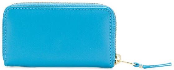 Comme Des Garçons Wallet Leren portemonnee Blauw