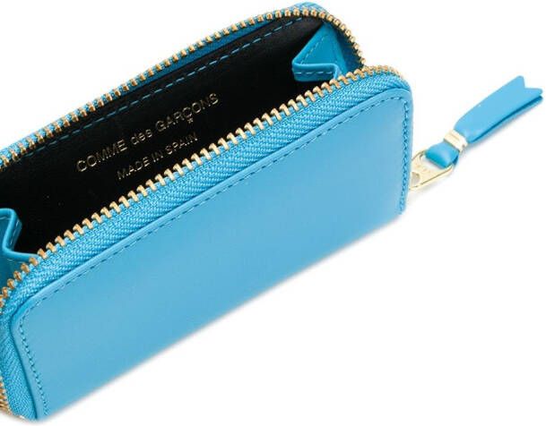 Comme Des Garçons Wallet Leren portemonnee Blauw