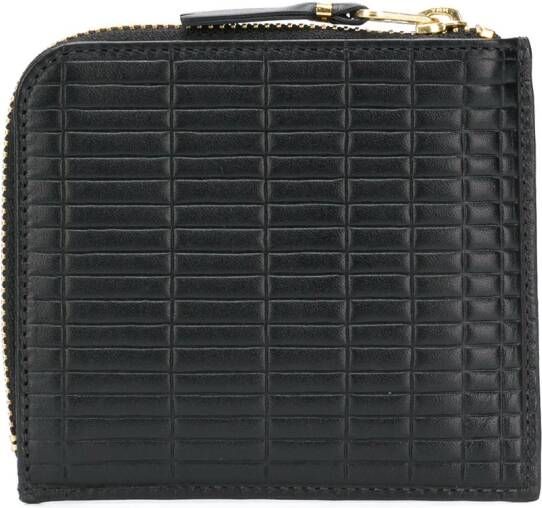 Comme Des Garçons Wallet portemonnee met ritssluiting Zwart
