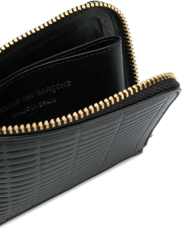 Comme Des Garçons Wallet portemonnee met ritssluiting Zwart
