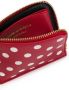 Comme Des Garçons Wallet Portemonnee met stippen Rood - Thumbnail 3