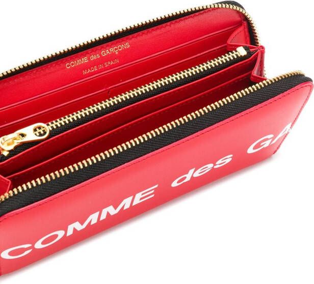 Comme Des Garçons Wallet Rechthoekige portemonnee Rood