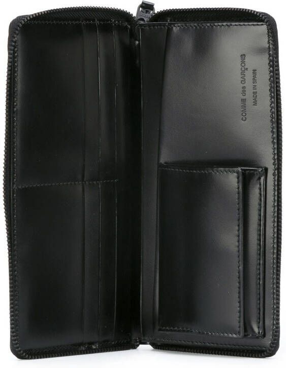 Comme Des Garçons Wallet rits rond de portemonnee Zwart