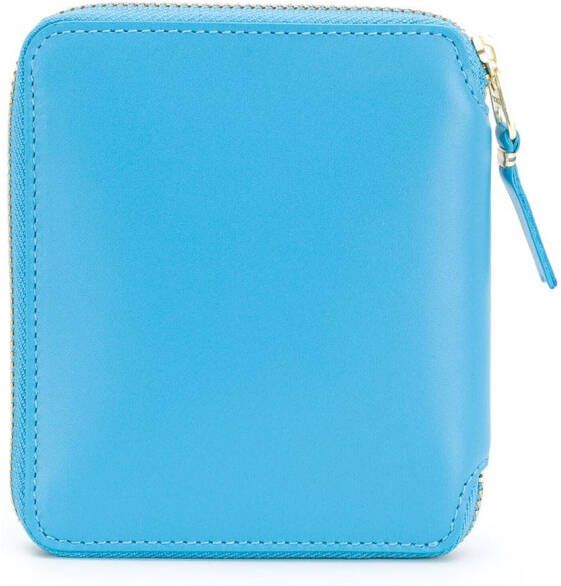 Comme Des Garçons Wallet portemonnee met rits Blauw