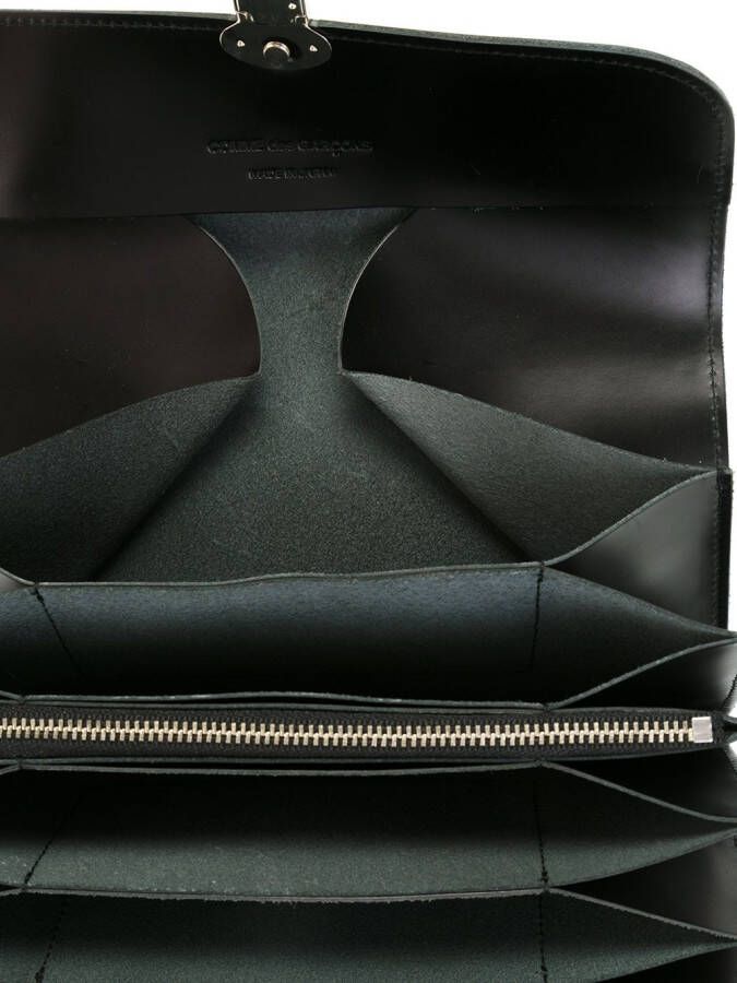 Comme Des Garçons Wallet Studs portemonnee Zwart