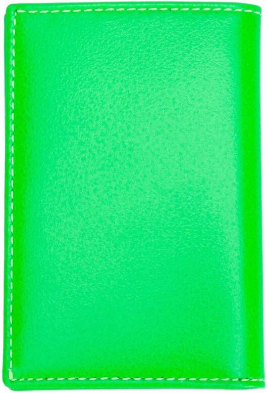 Comme Des Garçons Wallet Super Fluo bi-fold wallet Groen