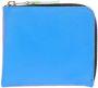 Comme Des Garçons Wallet Super Fluo-portemonnee Blauw - Thumbnail 4