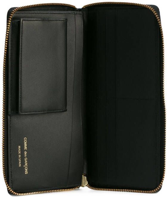 Comme Des Garçons Wallet versierd gemaakte portefeuille Zwart