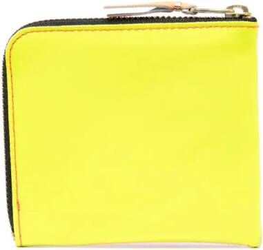 Comme Des Garçons Wallet Leren portemonnee Roze