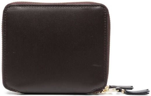 Comme Des Garçons Wallet Pasjeshouder met rits Bruin
