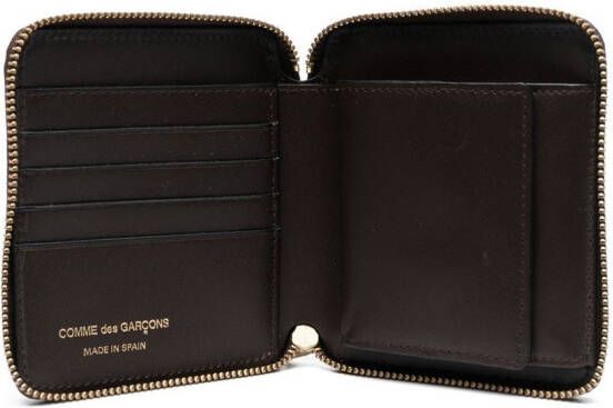 Comme Des Garçons Wallet Pasjeshouder met rits Bruin