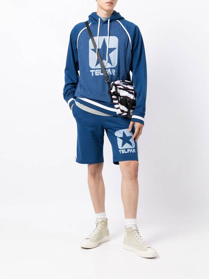 Converse Hoodie met print Blauw