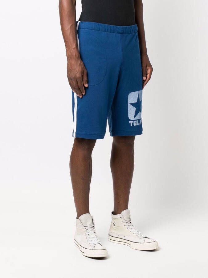 Converse Trainingsshorts met logoprint Blauw