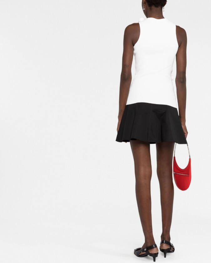 Coperni Asymmetrische tanktop Wit