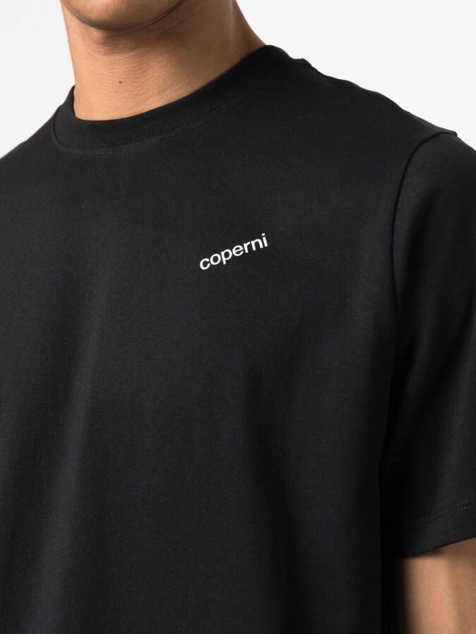 Coperni T-shirt met geborduurd logo Zwart