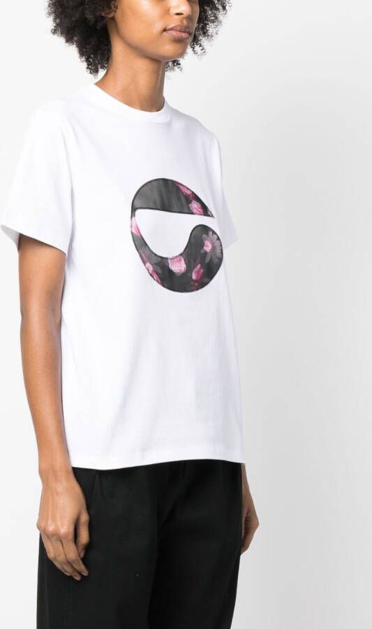 Coperni T-shirt met logopatch Wit