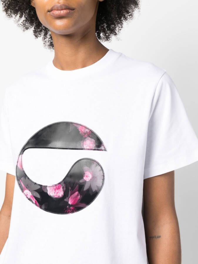 Coperni T-shirt met logopatch Wit