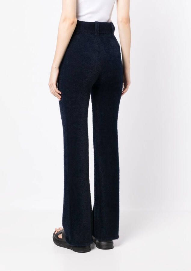 Coperni High waist flared broek Blauw