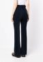Coperni High waist flared broek Blauw - Thumbnail 4
