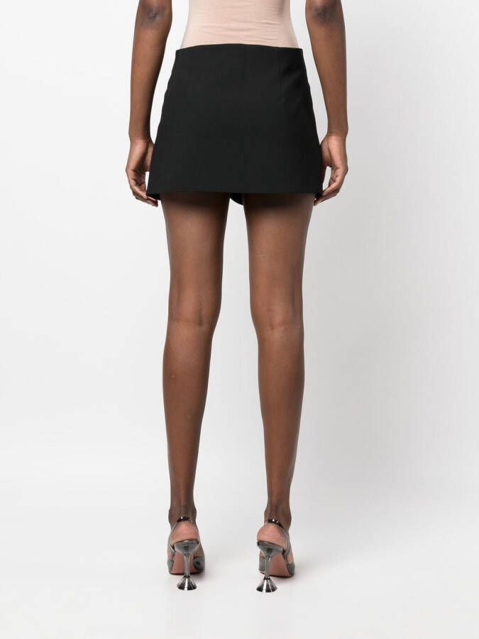 Coperni High waist midi-wikkelrok Zwart