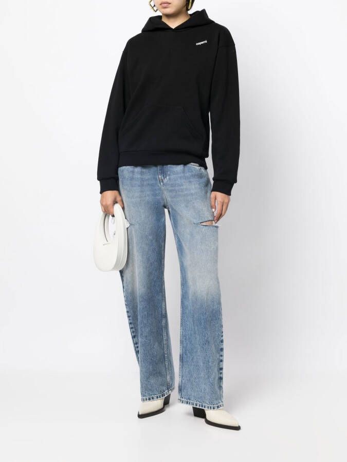 Coperni Hoodie met lange mouwen Zwart