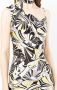 Coperni Jurk met abstracte print Zwart - Thumbnail 5