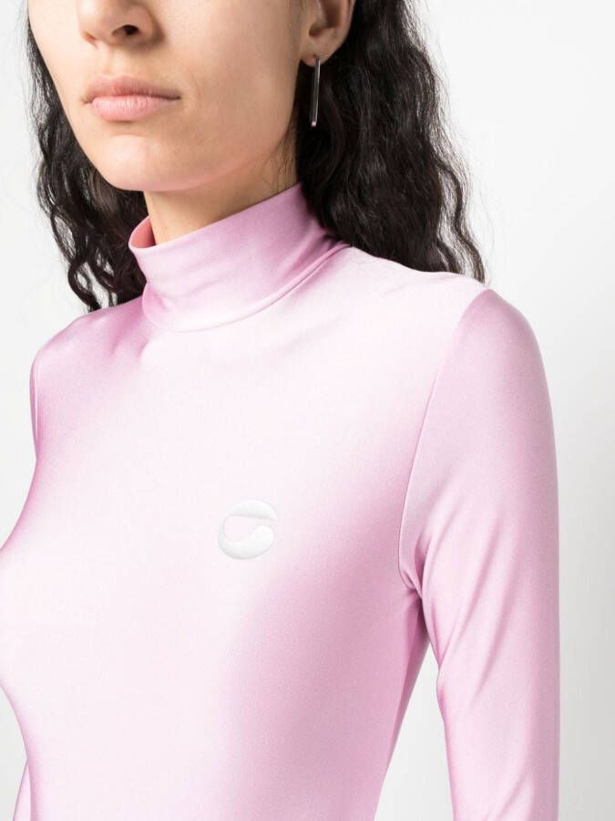 Coperni Mini-jurk met logopatch Roze