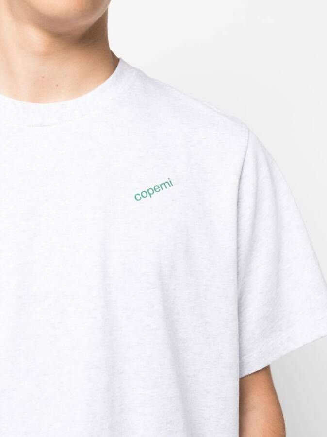 Coperni T-shirt met logoprint Grijs