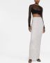 Coperni Maxi-rok verfraaid met kristallen Zilver - Thumbnail 2