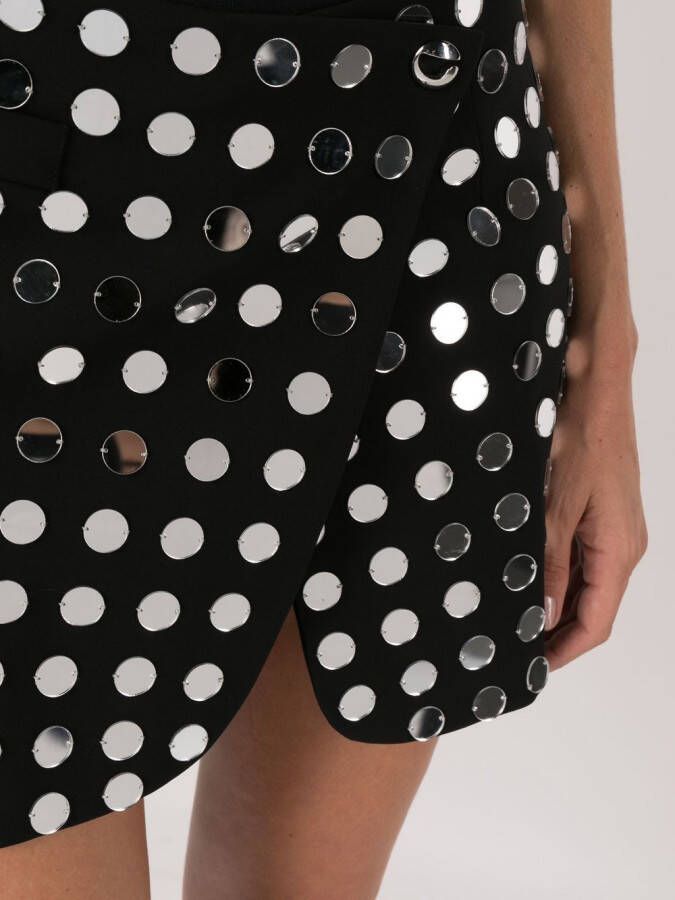 Coperni Mini-rok met borduurwerk Zwart
