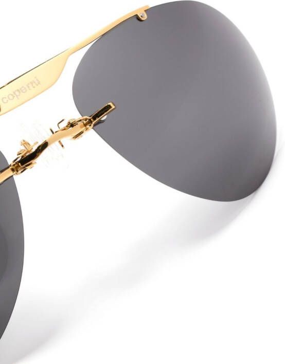 Coperni Clip-on zonnebril Zwart