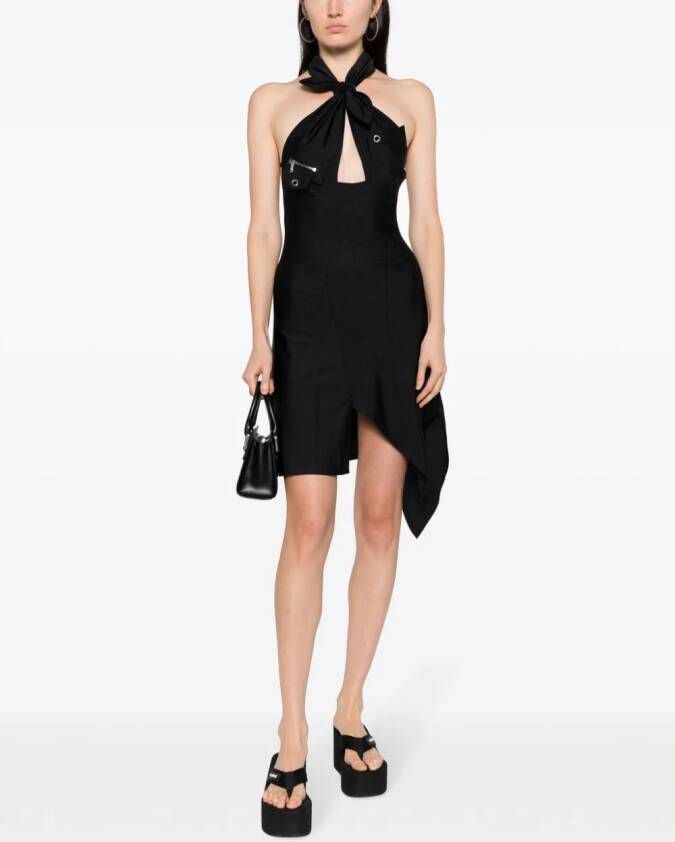 Coperni Mini-jurk met halternek Zwart