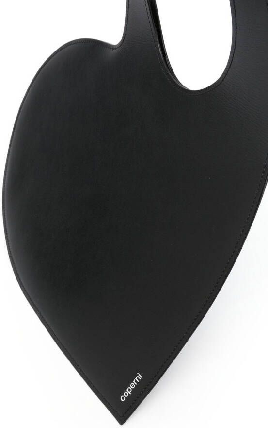 Coperni Shopper met hartvorm Zwart