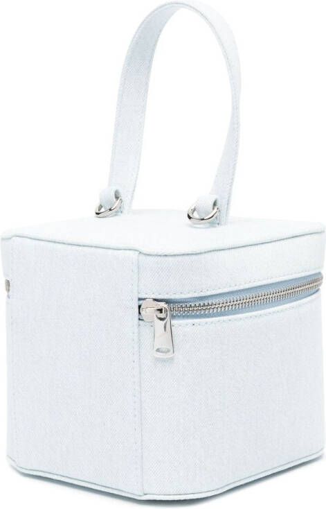 Coperni Shopper met logoplakkaat Blauw