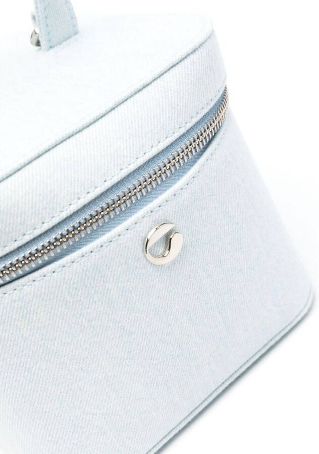 Coperni Shopper met logoplakkaat Blauw