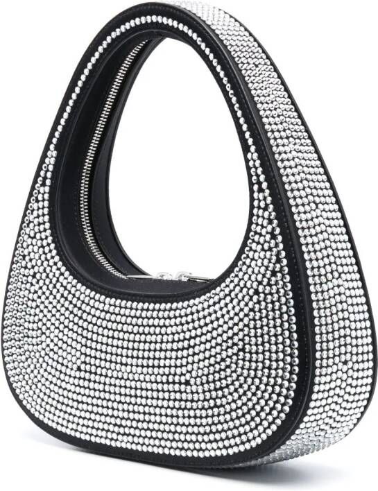 Coperni Mini Swipe shopper verfraaid met stras Zwart