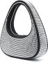 Coperni Mini Swipe shopper verfraaid met stras Zwart - Thumbnail 3