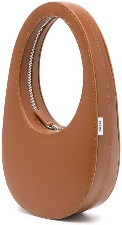 Coperni Swipe kleine tas Bruin