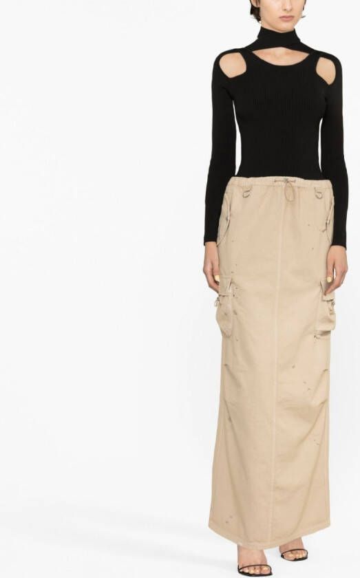 Coperni Denim maxi-rok Beige