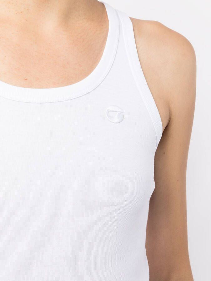 Coperni Tanktop met U-hals Wit