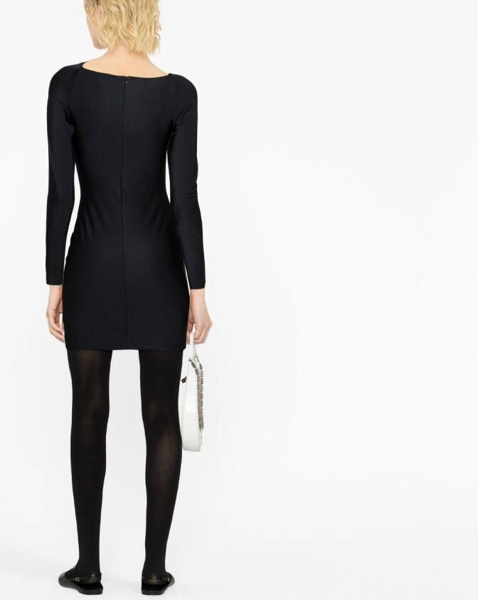Coperni Gedraaide mini-jurk Zwart