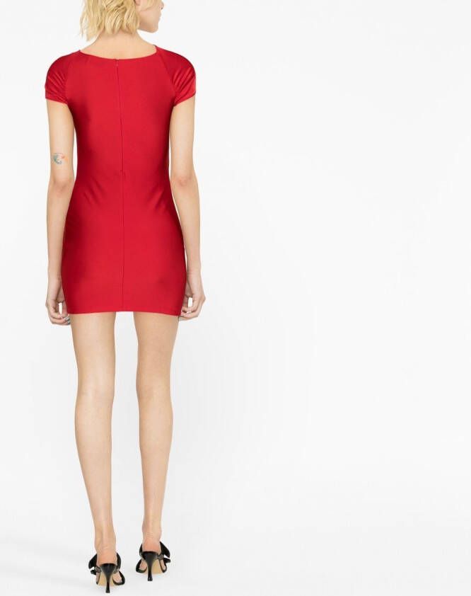 Coperni Uitgesneden mini-jurk Rood