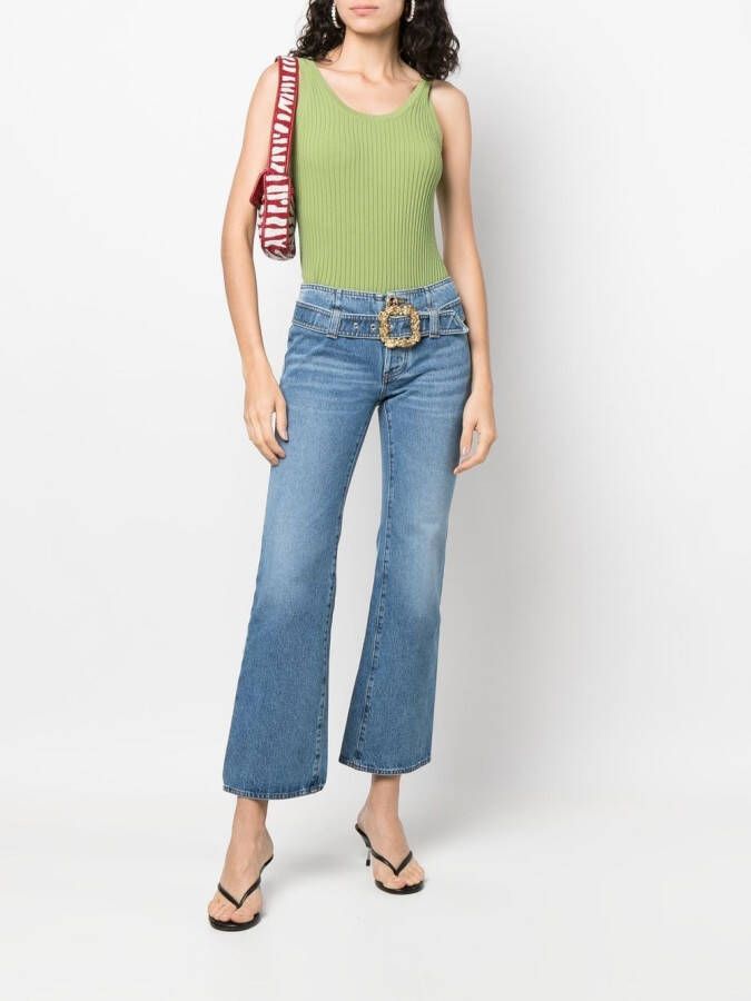CORMIO Cropped jeans Blauw
