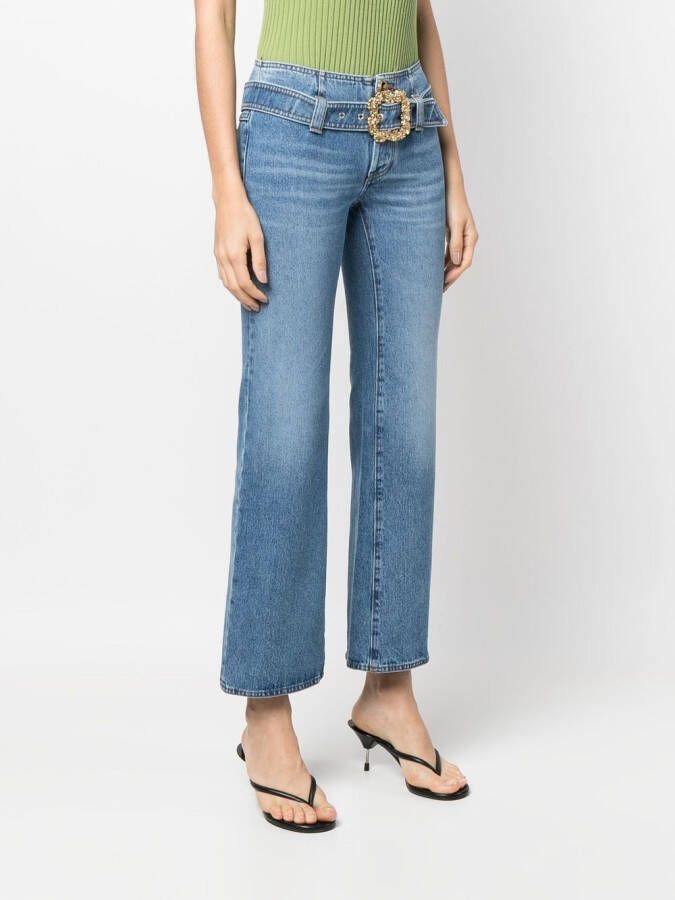 CORMIO Cropped jeans Blauw