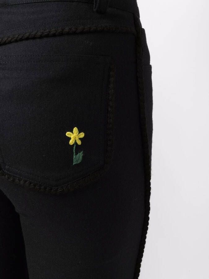 CORMIO Flared broek Zwart