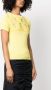 CORMIO T-shirt met geborduurde bloemen Geel - Thumbnail 3