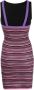 CORMIO Gestreepte bodycon jurk Roze - Thumbnail 2