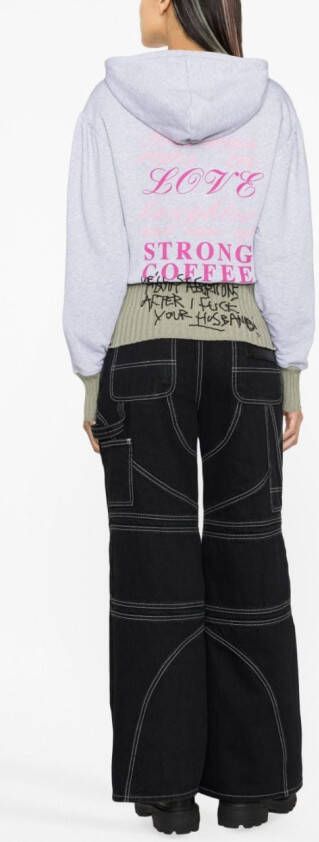 CORMIO Hoodie met print Grijs