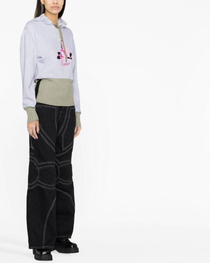 CORMIO Hoodie met print Grijs